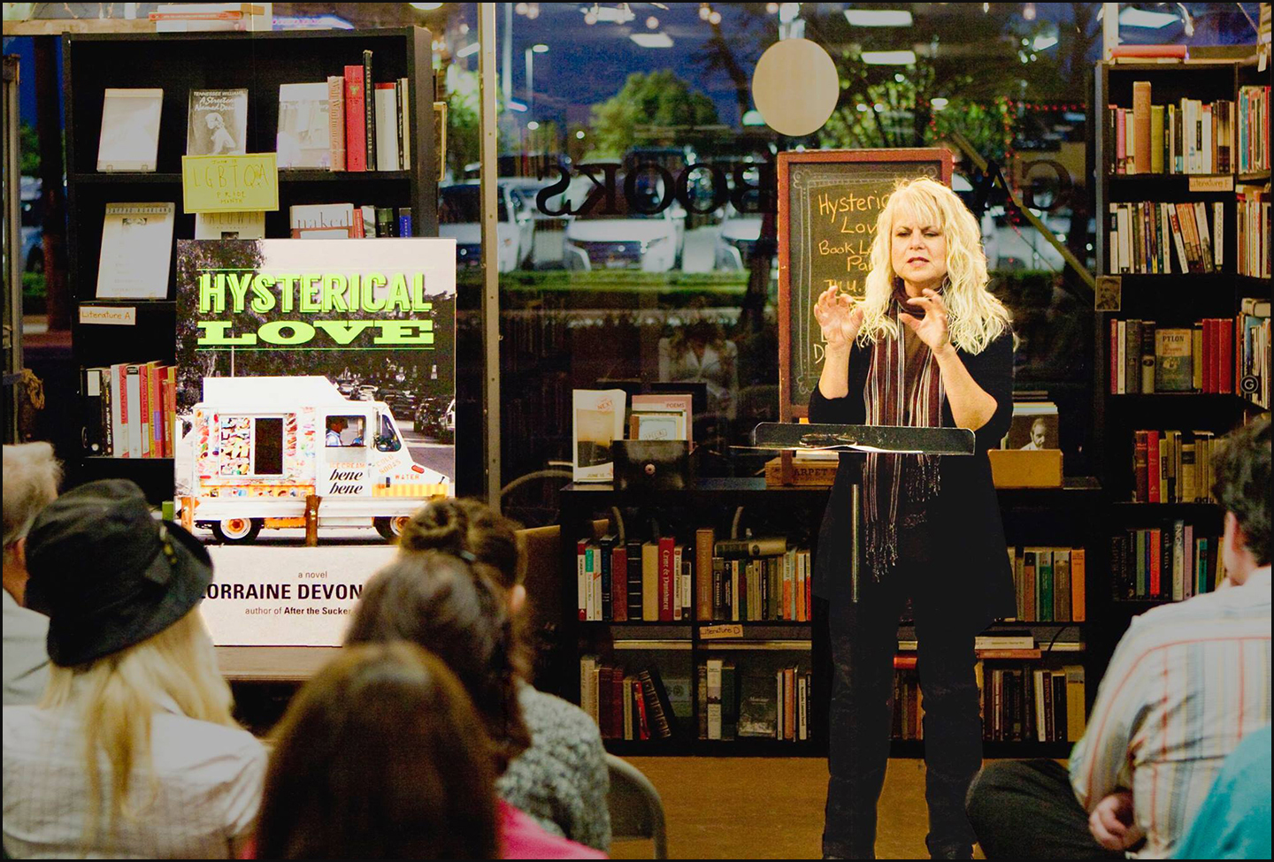Lorraine explains it all_book reading_Hysterical Love
